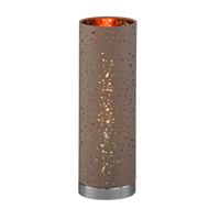 Praxis Fischer & Honsel tafellamp Thor taupe/koper E14
