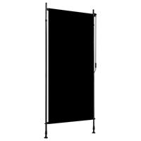vidaxl Rolgordijn voor buiten 100x270 cm antraciet