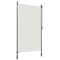 vidaXL Rolgordijn voor buiten 120x270 cm crème