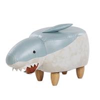 Beliani Shark Hocker Polyester 32 X 67 C