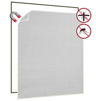 vidaXL Raamhor magnetisch 130x150 cm glasvezel wit