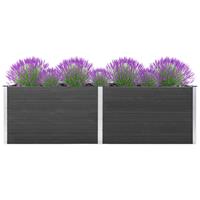 Vidaxl Plantenbak 300x50x91 Cm Hkc Grijs