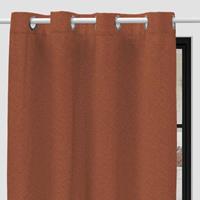 Soleil D'ocre Eclipse Verduisterend Gordijn Met Ringen - 135 X 250 Cm - Saffraanoranje