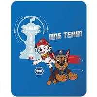 Fleece Decke, Paw Patrol Ready for Action, 110 x 140 cm blau