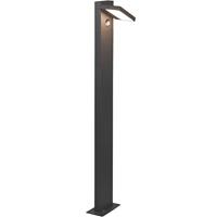 Led Tuinverlichting Met Bewegingssensor - Staande Buitenlamp - Trion Ihson Xl - 8w - Warm Wit 3000k - Draaibaar -