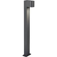Led Tuinverlichting - Vloerlamp - Trion Royina Xl - Staand - Gu10 Fitting - Mat Zwart - Aluminium