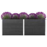 Vidaxl Plantenbak Verhoogd 250x100x91 Cm Hkc Grijs