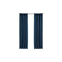 Larson Premium Gordijnen uxury Home Edition et Haken - 1.5 Meter - Donkerblauw