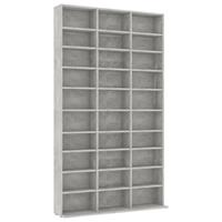 Vidaxl Cd-kast 102x23x177,5 Cm Spaanplaat Betongrijs