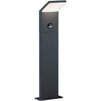 Led Tuinverlichting - Buitenlamp - Trion Pearly - Staand - Bewegingssensor - 9w - Mat Zwart - Aluminium
