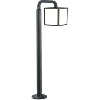 Led Tuinverlichting - Buitenlamp - Trion Cubirino - Staand - 5w - E27 Fitting - Mat Zwart - Aluminium