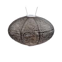 Lumiz Solar Buitenlampion Paisley Oval - 40 cm - Taupe