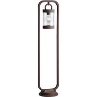 Led Tuinverlichting - Buitenlamp - Trion Semby Xl - Staand - Lichtsensor - E27 Fitting - Roestkleur - Aluminium