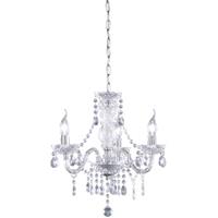 Led Kroonluchter - Trion Lucy - E14 Fitting - 3-lichts - Rond - Helder - Aluminium