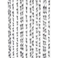 Vliegengordijn Marloes - 240x100 Cm - Transparant/zwart