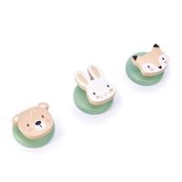 Tender Leaf Toys Kapstokhaakjes Junior Dieren Drie Stuks