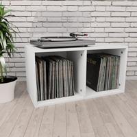 vidaXL Schallplatten-Aufbewahrungsbox  Weiß
