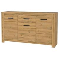 Cstore Havanna Klassiek Landelijk Dressoir Van Laag Eikenhout  161 Cm