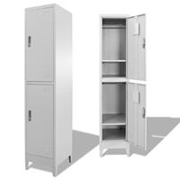 Vidaxl Lockerkast Met 2 Vakken 38x45x180 Cm