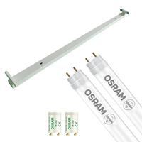 Osram - Led Tl Armatuur Met T8 Buis - Substitube Value Em 830 - Aigi Dybolo - 150cm Dubbel - 38.2w - Warm Wit 3000k