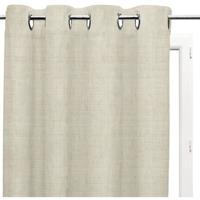 Soleil D'ocre Linnen Gordijn Met Ringen - 135 X 250 Cm - Ecru