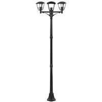 Led Tuinverlichting - Buitenlamp - Narmy 7 - Staand - Mat Zwart - E27 Fitting - Rond - Aluminium