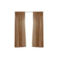 Blackout Verduisterend Gordijn - Larson -Ringen-dark Taupe- 300x250 Cm