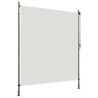 vidaXL Rolgordijn voor buiten 200x270 cm crème