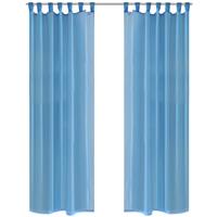 Turquoise Vitrage 140 X 245 Cm 2 Stuks