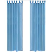 Turquoise Vitrage 140 X 245 Cm 2 Stuks