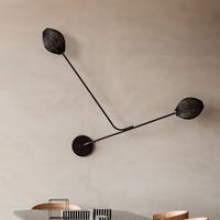 GUBI Satellite Wall Lamp Black Semi Matt