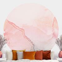 Klebefieber Runde Tapete selbstklebend Spiel der Farben Pastell Zuckerwatte
