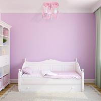 EULUNA Plafondlamp Angelica in pink met vlinder