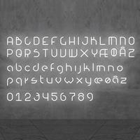 Artemide Alphabet of Light Lowercase 'i' AR 1202i00A Wit