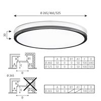louispoulsen Louis Poulsen Munkegaard 265 Plafondlamp - 3000K Dali - Satin - Mat chroom