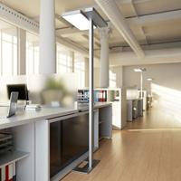 Arcchio Office-LED-Stehlampe Aila, Tageslichtsensor