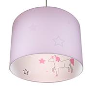 Waldi-Leuchten Pendelleuchte Silhouette Einhorn in Rosa