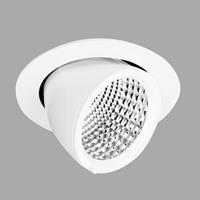PERFORMANCE LIGHTING Witte inbouwlamp EB433 LED Flood reflector 3000K