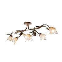 Euluna Plafondlamp Siena, Florentijnse-stijl 6-lamps