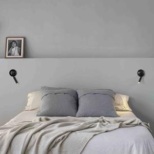 FARO BARCELONA LED-Wandleuchte Press, schwarz