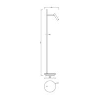 dekolight Deko Light Brahe 343025 Staande lamp LED LED vast ingebouwd 11.50 W Energielabel: G (A - G) Verkeerswit (RAL 9016)