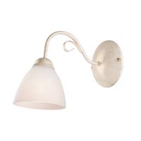 Euluna Wandlamp Adoro met glazen kap, wit