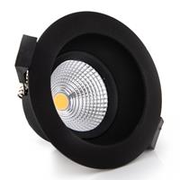 THE LIGHT GROUP One Soft SLC LED inbouwspot zwart 2.700K