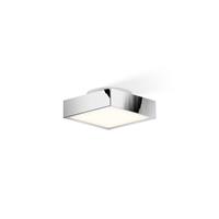 Decor Walther Cut LED-plafondlamp, chroom, 18x18cm