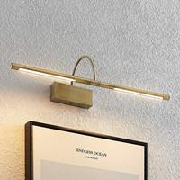 Lucande Fehmke LED schilderijlamp, messing antiek