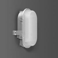 BEGA RZB Alu-Standard LED-Wandleuchte, oval, IP66