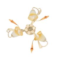 Euluna Plafondlamp Lucrezia 3-lamps, ivoor