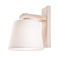 Euluna Wandlamp Sweden met houten frame, oudwit
