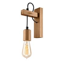 EULUNA Wandlamp Tyske van hout, oliv