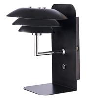 Dyberg Larsen DL20 USB Shelf Wandleuchte, schwarz
